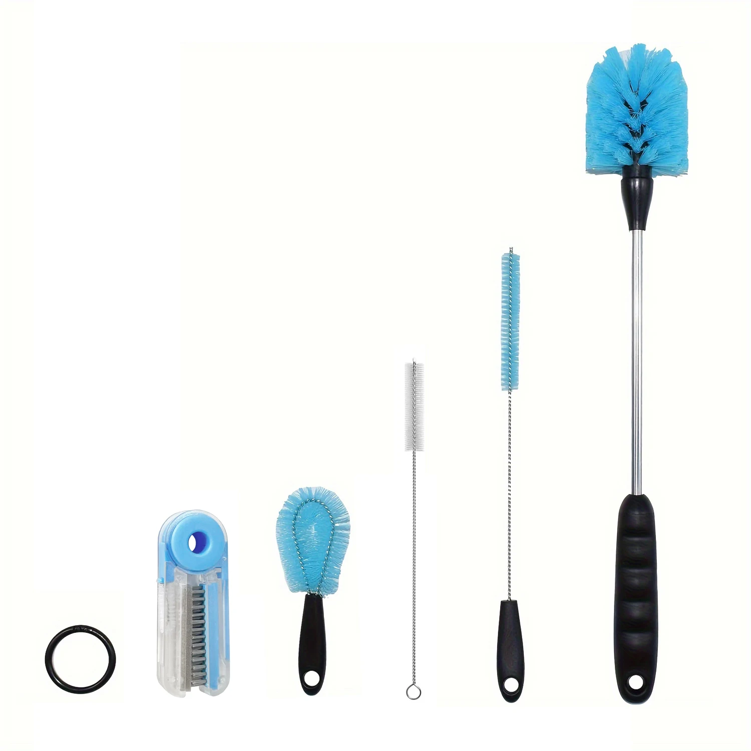 3-in-1 Stainless Steel Water Bottle Brush Set Image 1