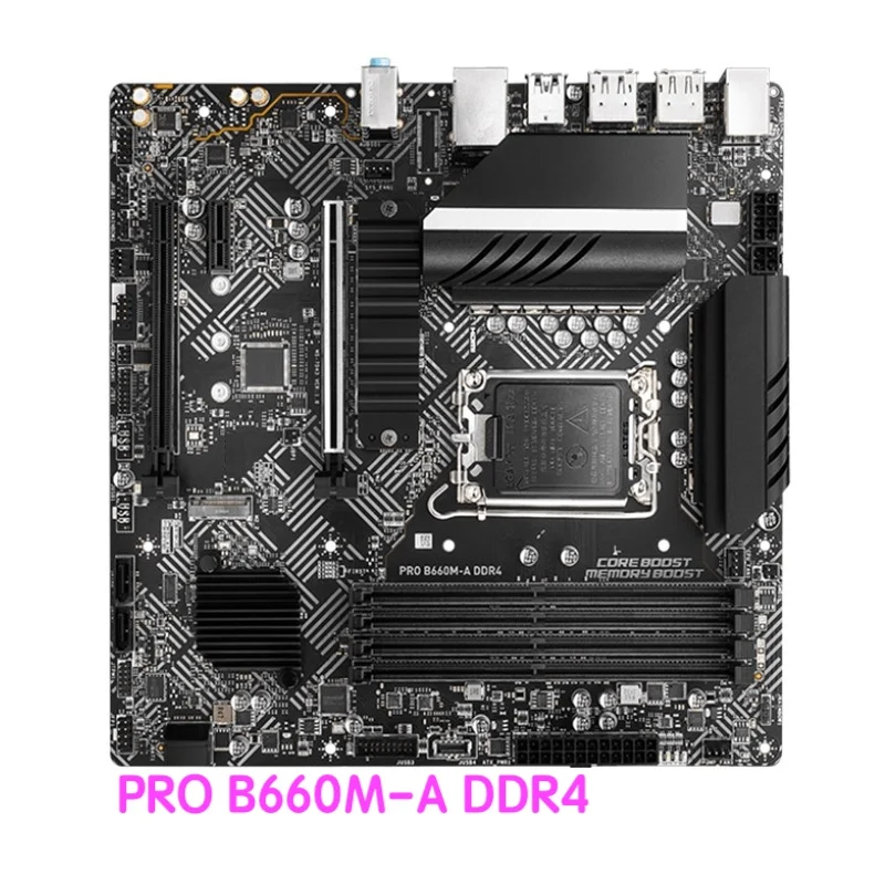 

Suitable For MSI PRO B660M-A DDR4 Motherboard LGA 1700 DDR4 Mainboard 100% Tested OK Fully Work