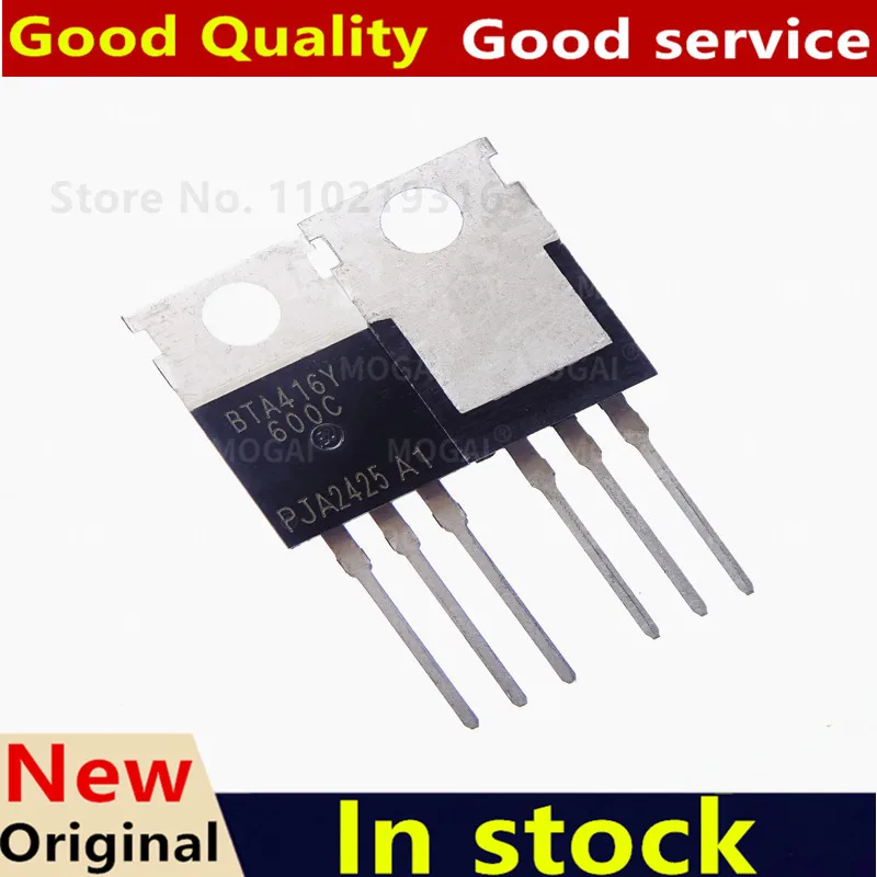 (10piece)100% New BTA416Y-600C BTA416Y600C BTA416Y TO-220 Chipset