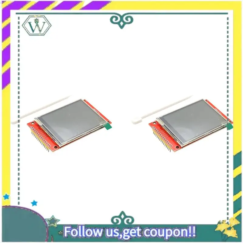 A28Q-2Pcs 2,8-дюймовый SPI TFT ЖК-модуль 240X320 ILI9341 с сенсорным ЖК-модулем