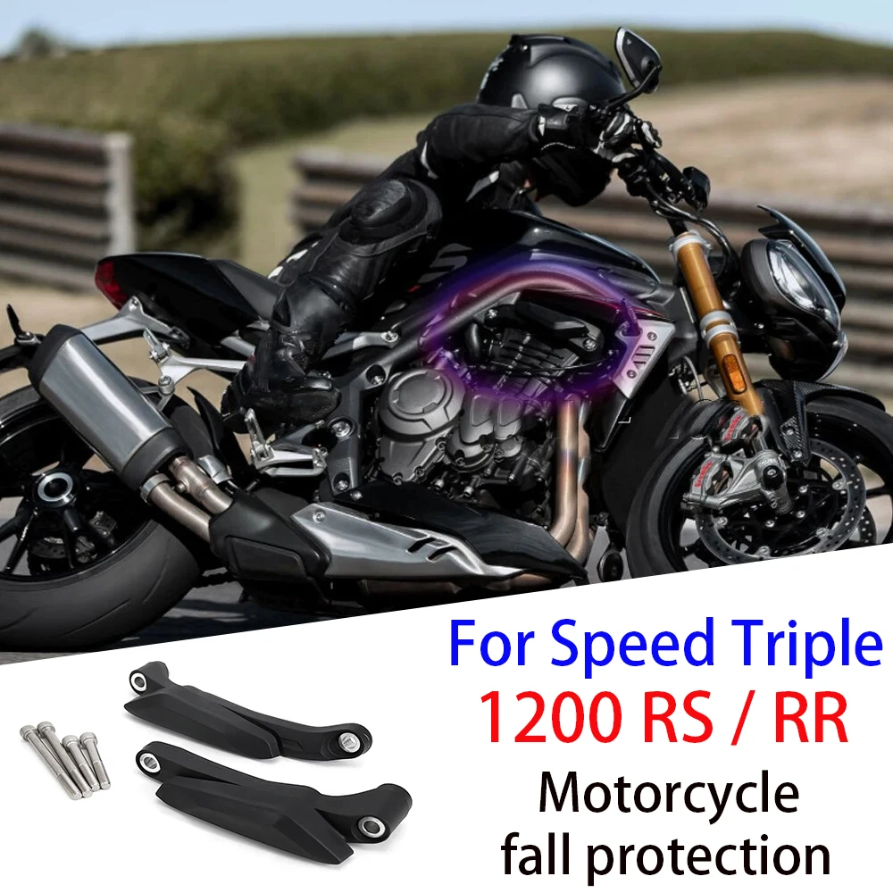 For SPEED TRIPLE 1200 RR RS Motorcycle Frame Slider Falling Crash Protector Engine Protection For Speed Triple 1200RS 1200RR