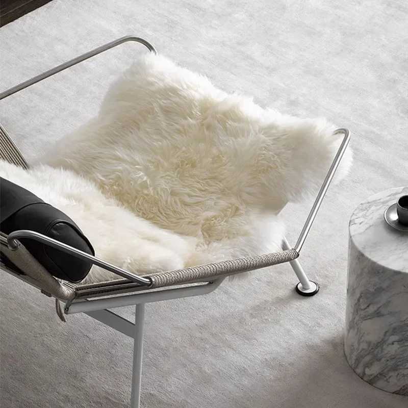 Danish designer wabi wind recliner medieval flag rope creative leisure hand-woven seat design