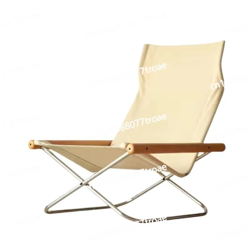

Balcony lounge chair, Japanese style folding chair for lunch break