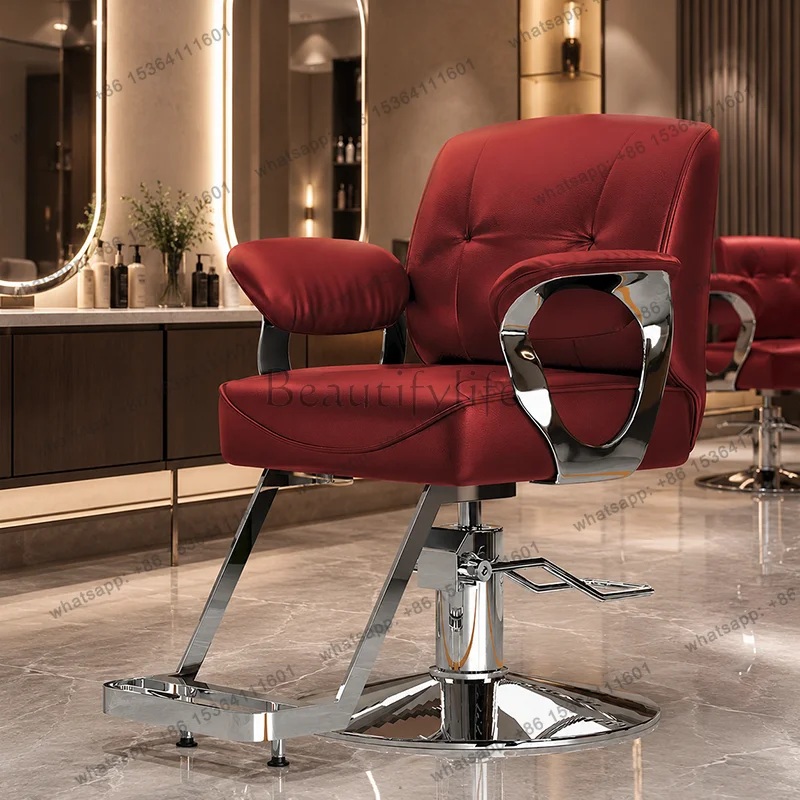LJY Vintage Nordic Salon Chair Luxury Modern Display Aesthetic Salon Chair Comfortable Trendy Beauty Sillas Hair Furniture