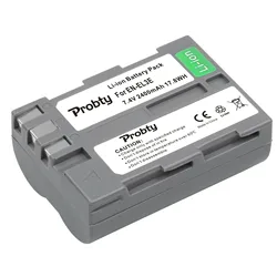 Battery EN-EL3e EL3e EL3 EL3a 7.4V 2400mAh Camera battery for Nikon EN EL3e, EL3, EL3a, Compatible with Nikon D700, D300s, D300