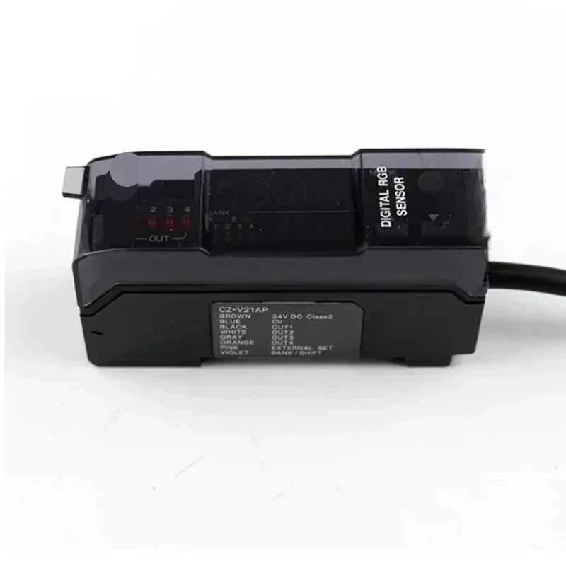

Excellent Top QualityCZ-V21A RGB Digital Fiber Optic Sensor AP Power Supply Voltage 24VDC Ultra-high Power PNP Output