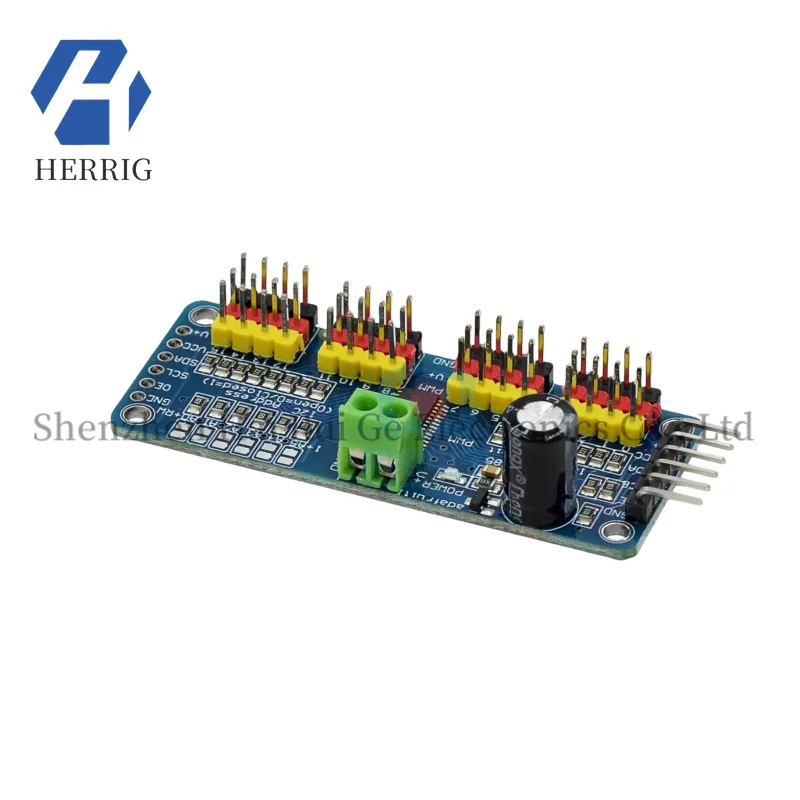 1PCS 16-channel PWM Servo servo driver board, robot controller, IIC interface driver module, PCA9685