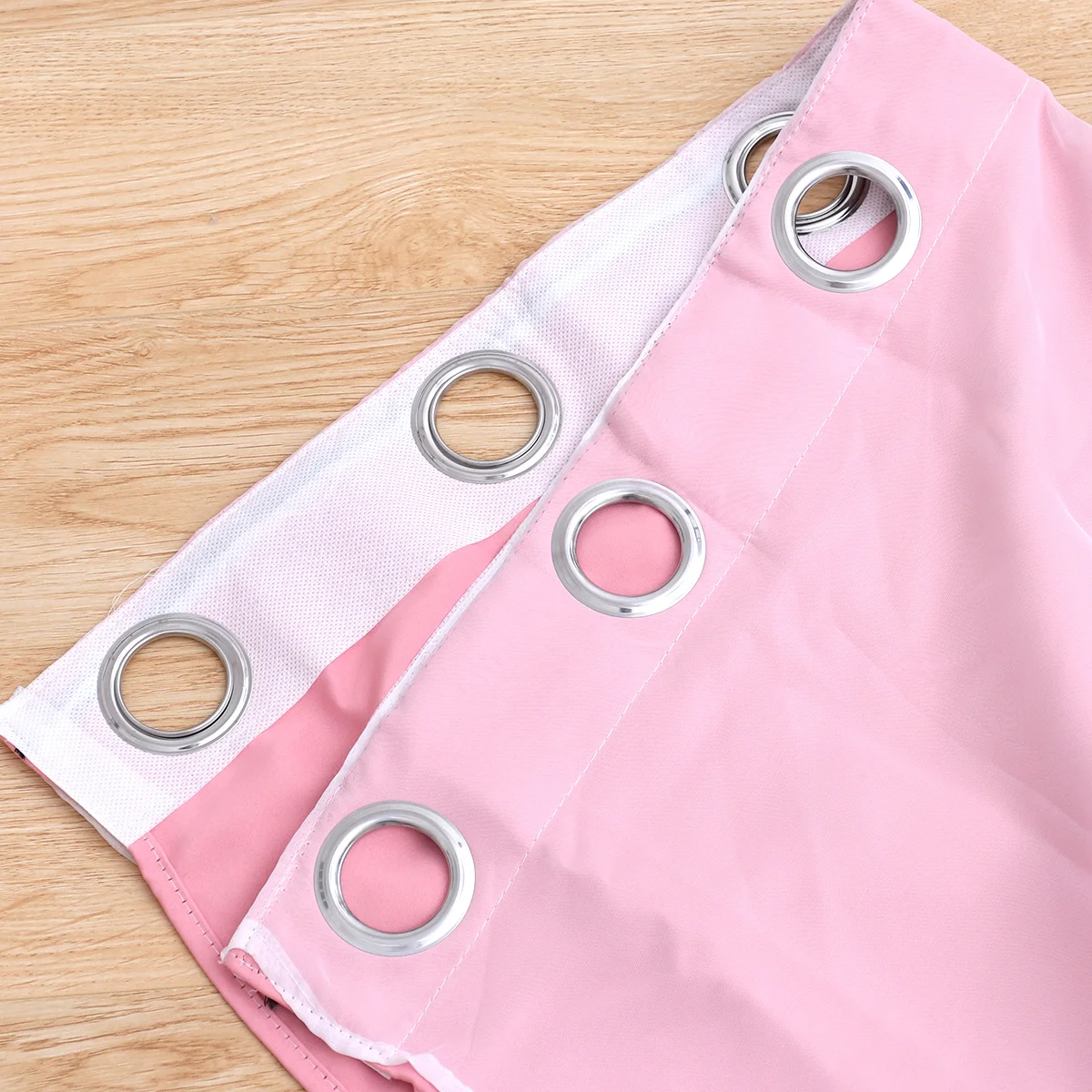 

Double Layer Curtains Pink Hollow Out Star Design For Bedroom Living Room Drapes Blackout Curtain Fabric Net Blinds