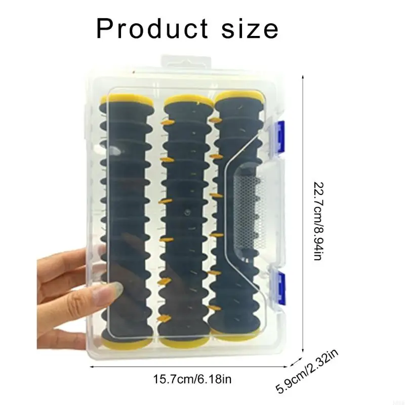 Рыбалка K8GE Spooler Winder Line Line Leader Keeper с загрязнениями с загрязнениями, организаторами хранения рыболовной линии