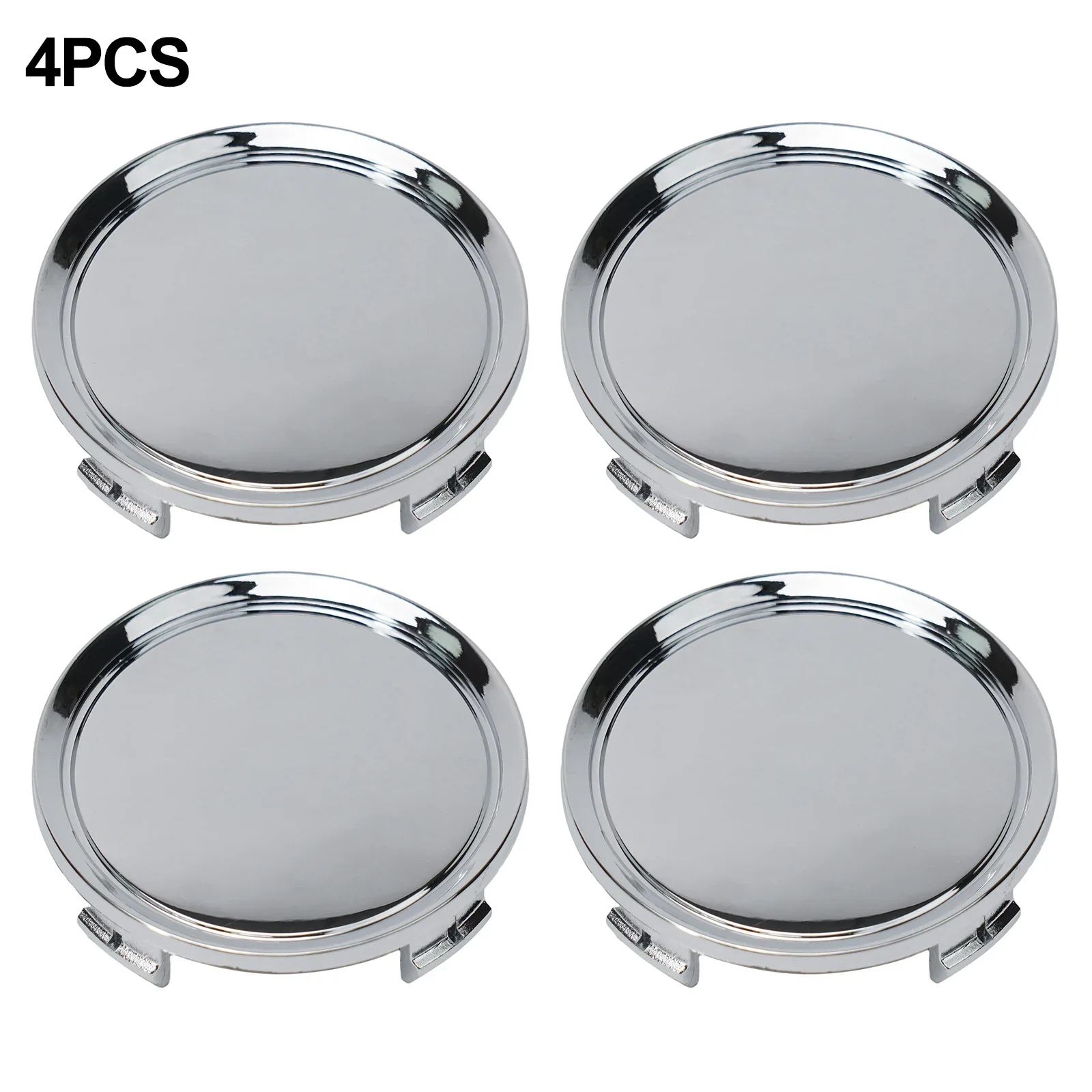 4pcs 75mm Car Vehicle Wheel Hub Center Cap Cover ABS Black Silver Universal High Quality Car Exterior Accessories