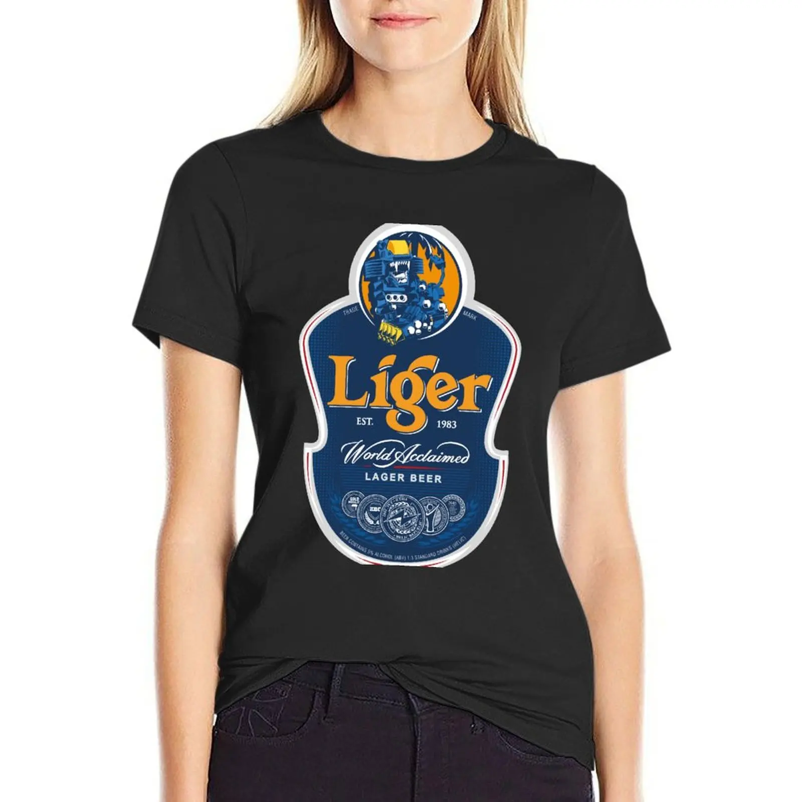 Liger Beer T-Shirt shirts graphic tees sublime funnys tees Womens clothing