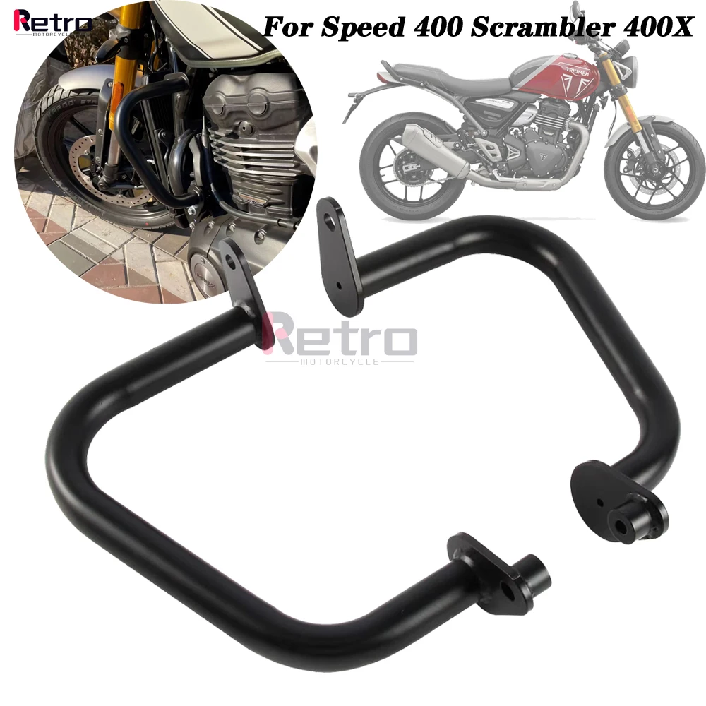 

For Speed 400 Scrambler 400X Speed400 Scrambler 400 X 2024 -2025 Motorcycle Parts Frame Protection Bumper Accessories