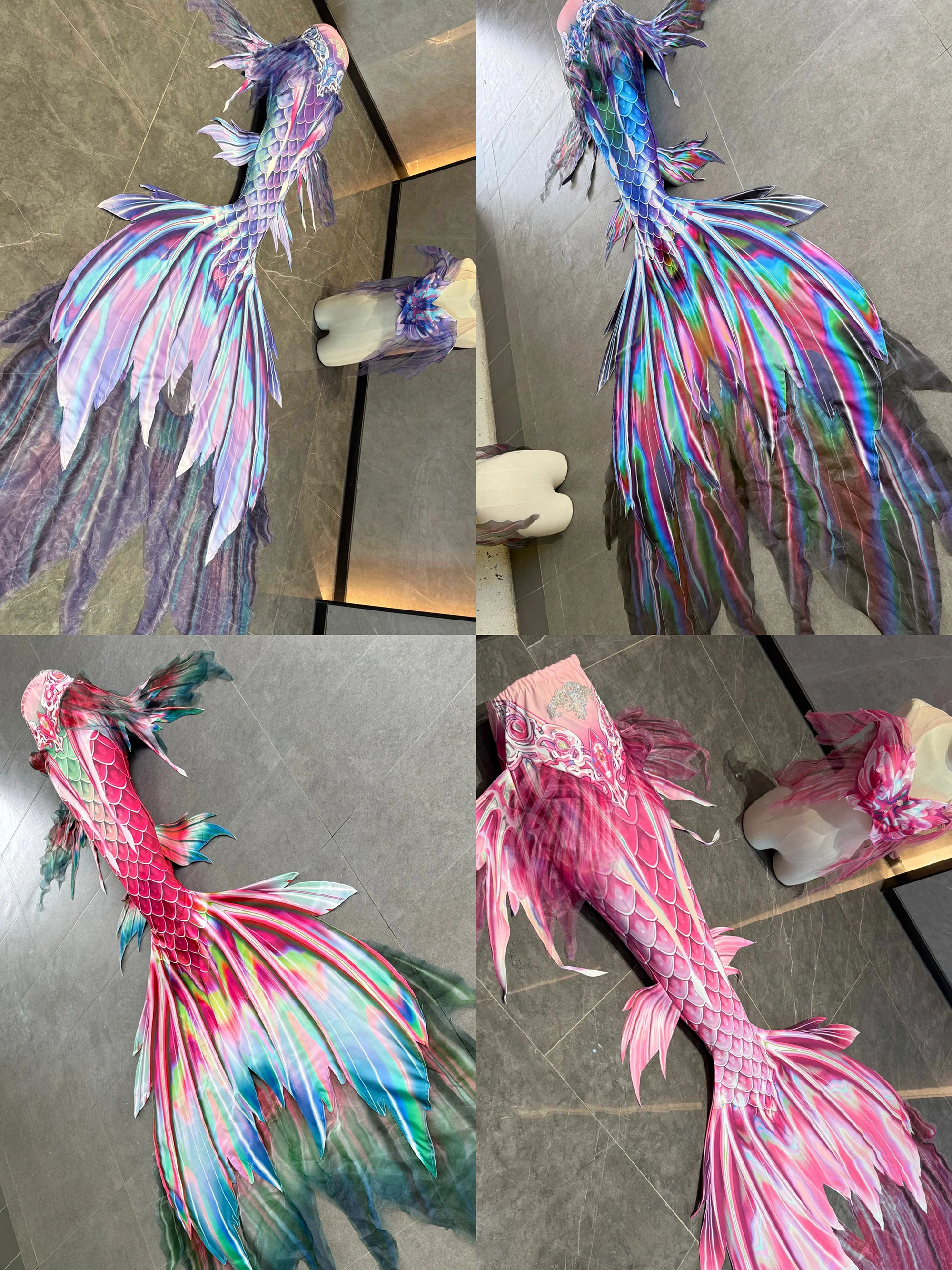 

Hot Selling Pink Koi, Mermaid, Big Fish Tail, Floating Gauze, Mermaid Tail, Aquarium Shooting Performance Suit, Swimsuit