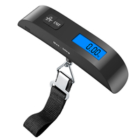 50kg/10g Portable Luggage Scale LCD Digital  Electronic Suitcase Scale Handled Travel Bag Weighting Fish Hook Hanging Scale