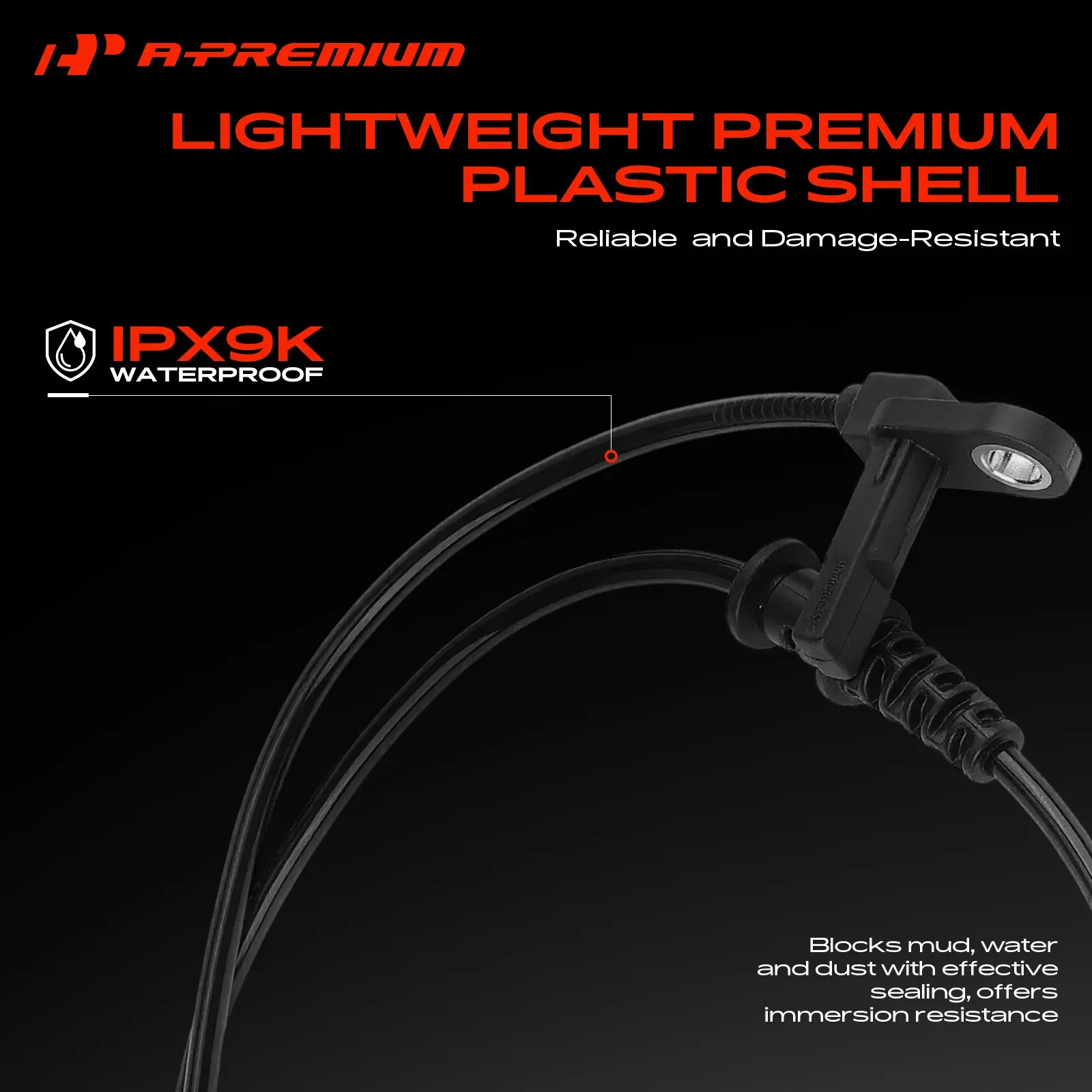 A-Premium Front Left or Right ABS Wheel Speed Sensor for Mercedes-Benz Sprinter 2500 Sprinter 3500 2010-2018 4