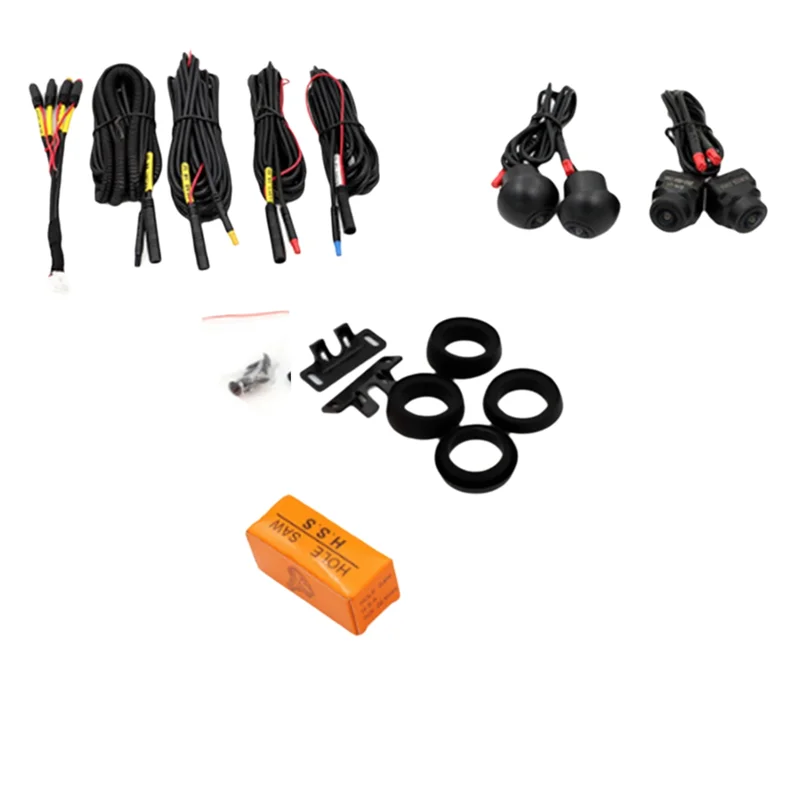 

Car 360 Degree HD Surround View Camera Right+Left+Front+ Rear View Camera System AHD1080P Camera Master Chip GC2053