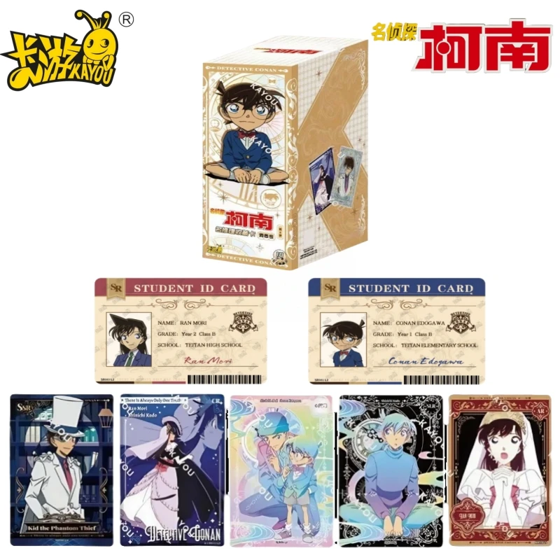 

KAYOU официальная подлинная карта серии Detective Conan, аниме, периферийные устройства, детская праздничная коллекция, подарочная игрушечная карта, оригинальная коробка