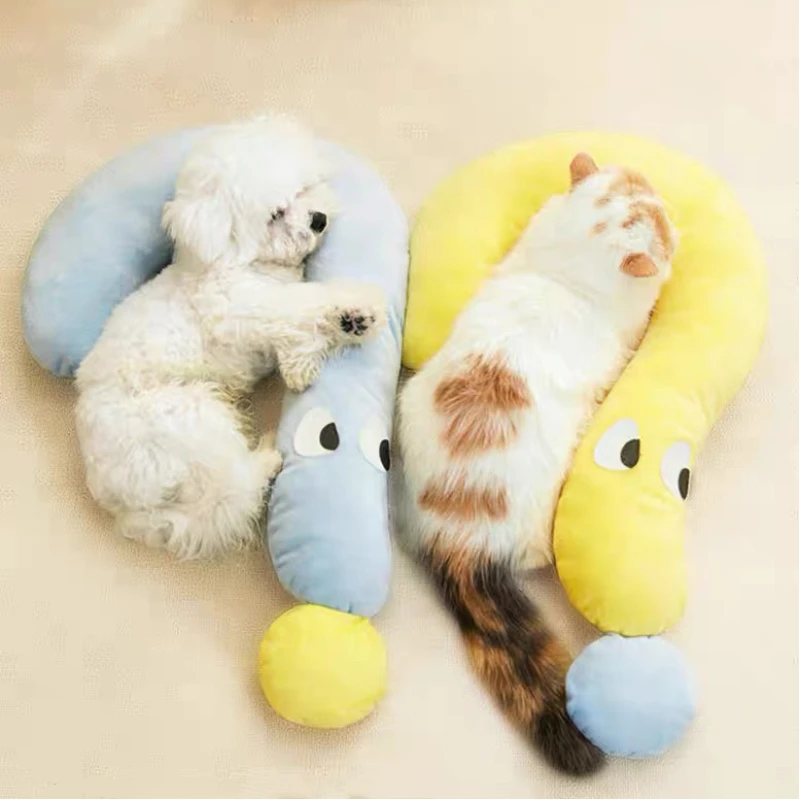 Dog Cats Pet Pillow Protecting  Pets Cervical Spine Comfortable Dogs Cat Sleeping Pad Bed Mat Dog Accessories