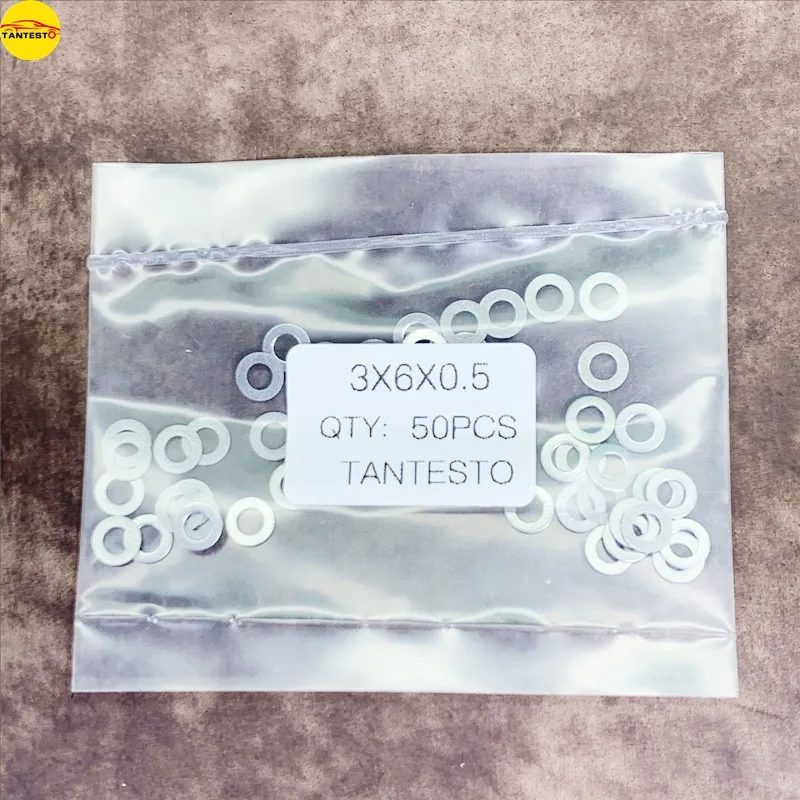 CRIN CRDI Diesel Injector Nozzle Afstellen Ring Pakking 3X6X0.5mm Reparatiesets