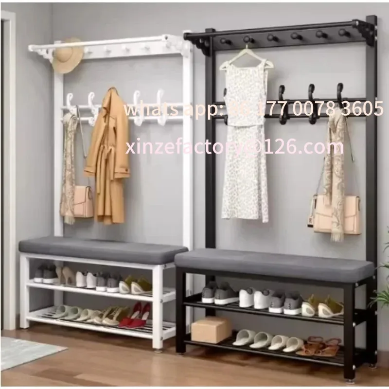 

Customizable Shelves Shoe Storage Clothes Organizer Coat Rack Hooks Rack Tribesigns Entryway Bench Coat Rack Hall Tree Bench