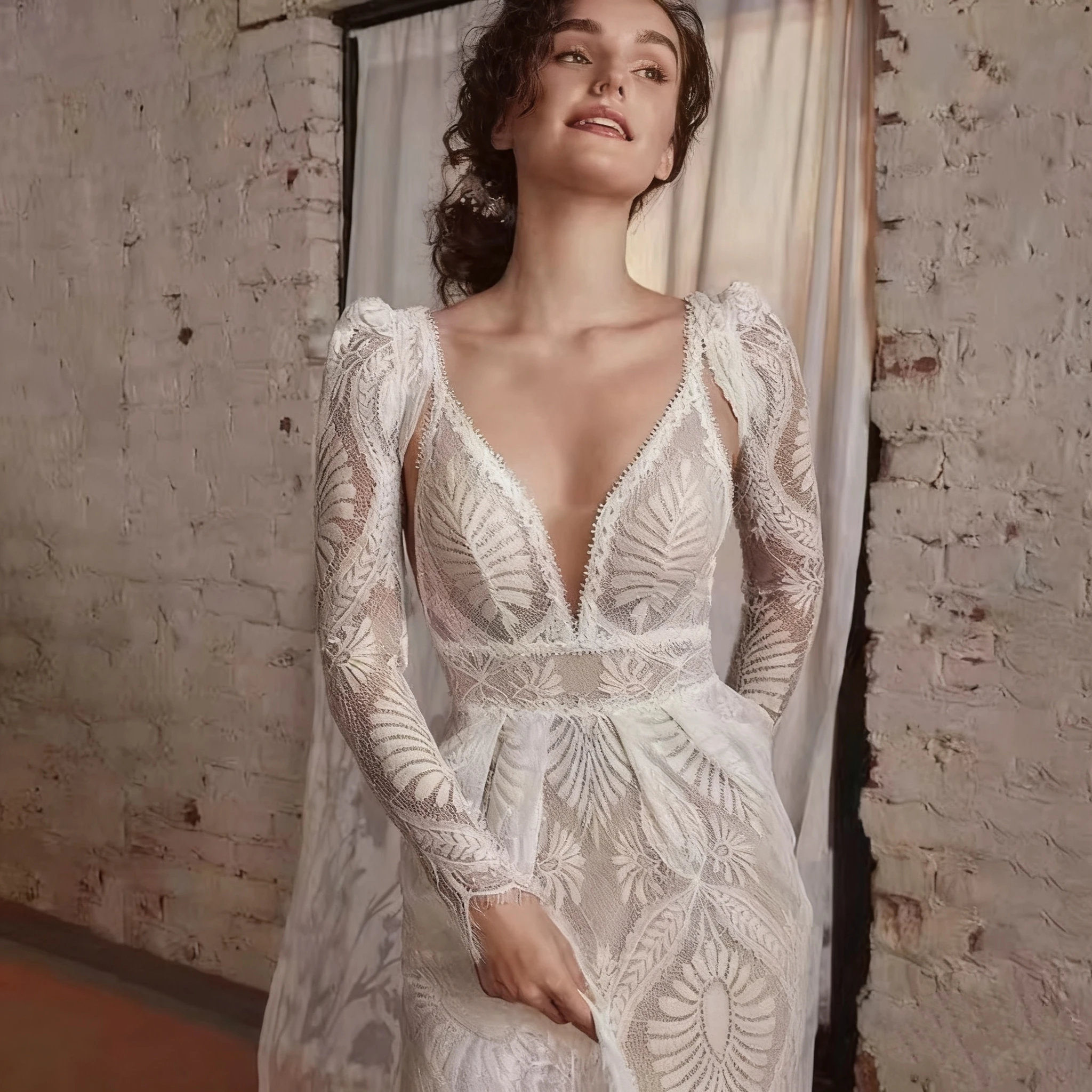 Lakshmigown Luxury Lace Boho Wedding Gowns Off The Shoulder Robe Mariee 2025 Sparkly Church Champagne Bridal Dresses Customized