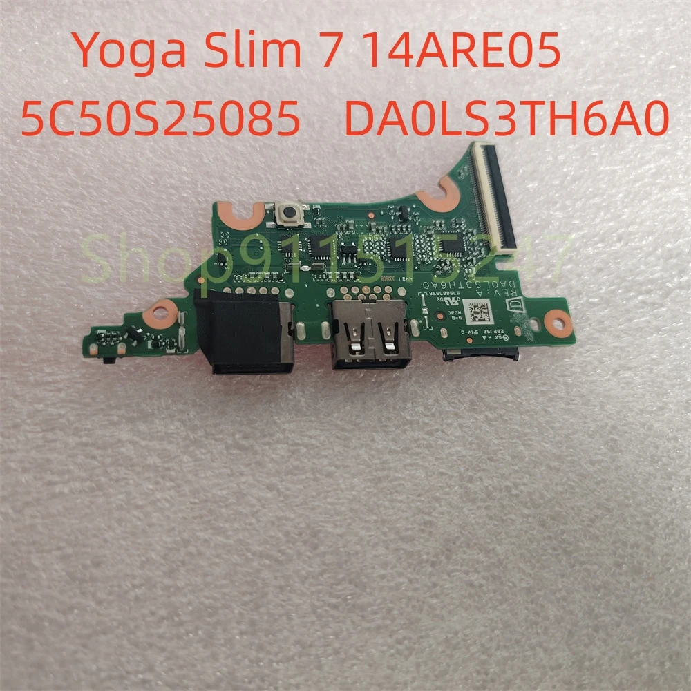 

DA0LS3TH6A0 Original For Lenovo Yoga Slim 7 14 ARE05 USB Card Reader Power Button Board With Cable 100% Works Perfectly