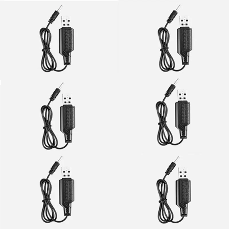 

KY908 Mini Drone 3.7V 800mAh Battery Spare Parts Original USB Charging Wire 6PCS