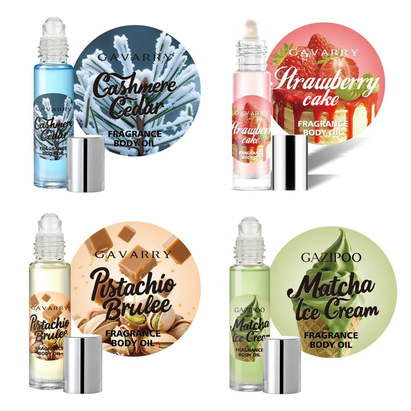 

10ml Alcohol Free Roll-On Fragrance Oil Long Lasting Unisex Women's Fragrance Body Oil Mini Fragrance For Daily Use Portable