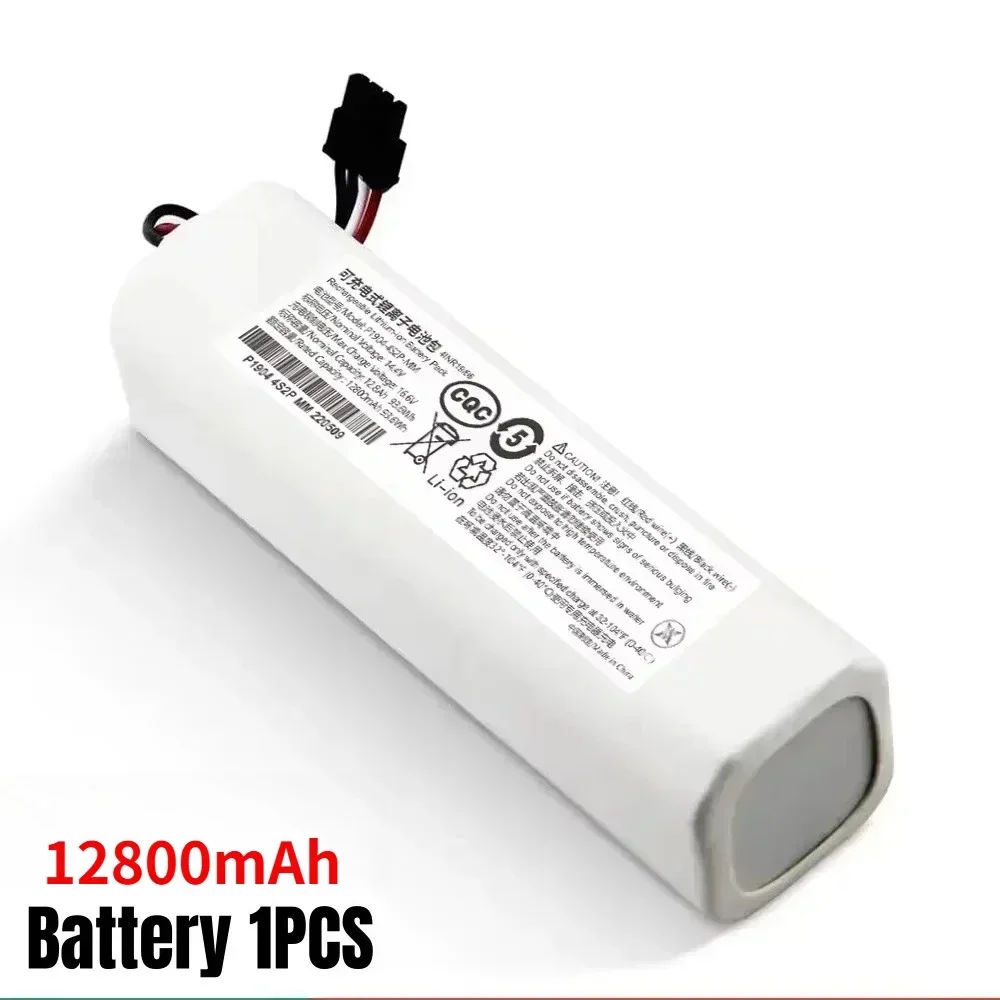 Originele 12800mAh Robotstofzuiger Vervangende Batterij Voor Dreame D9 F9 L10 Pro Plus RLS3 RLS5 RLS5L RLS5D Deel 14.4V