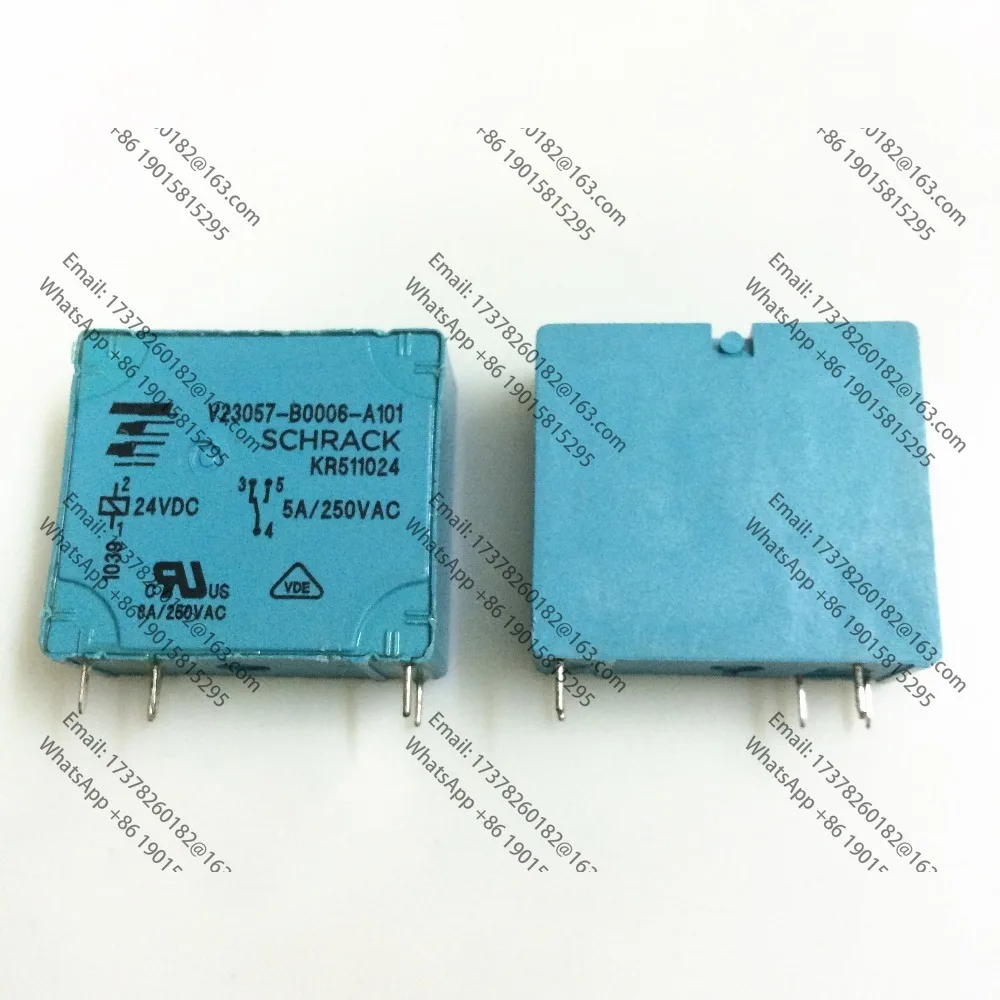 

NEW 24V relay V23057B0006A10124VDC V23057B0006A101 DC24V 24V 5A 250VAC 5PIN