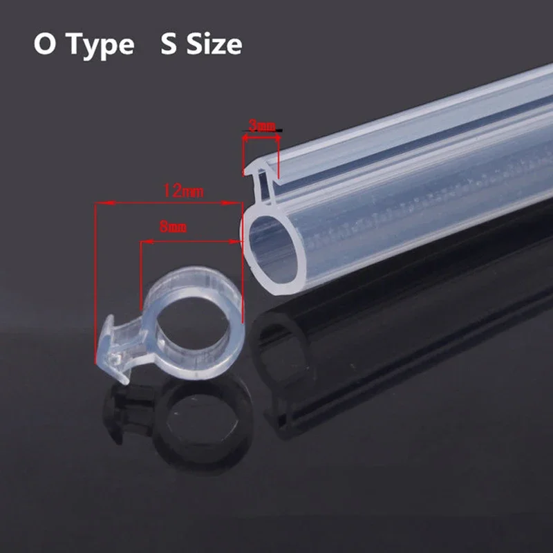 O Type Plastic Steel Door Window Block Sealing Weather Stripping Silicon Rubber Elastic Band Hollow Bulb Draft Stopper Magic