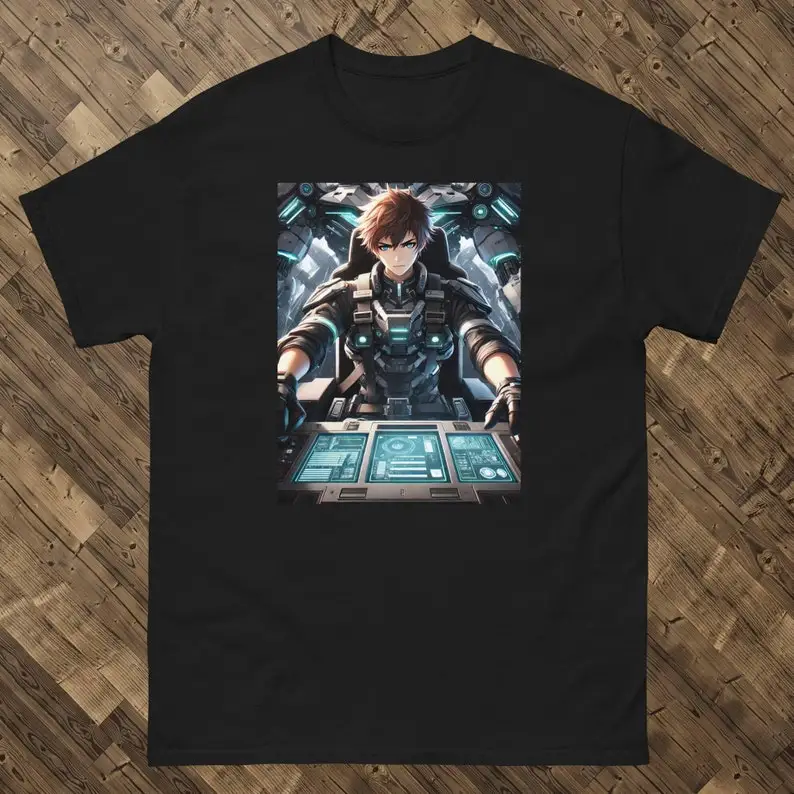 Anime T-Shirt, Mecha Pilot Shirt, Manga Inspired Tee