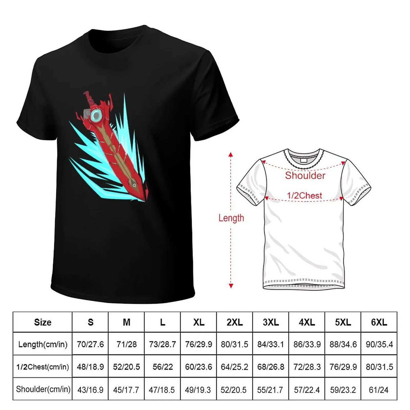 Xenoblade 3: Noah's Sword T-Shirt t shirt men 100% cotton luxury brand T-Shirt