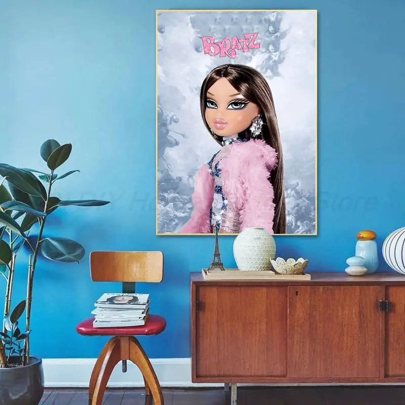 Bratz Doll Classic Anime Poster Whitepaper Sticker DIY Room Bar Cafe Nordic Home Decor