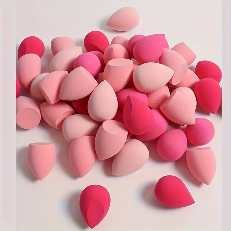 10 esponjas de maquillaje multicolores: hipoalergénicas para líquido/crema BB/polvo |   Aplicación húmeda y seca para darlar poro