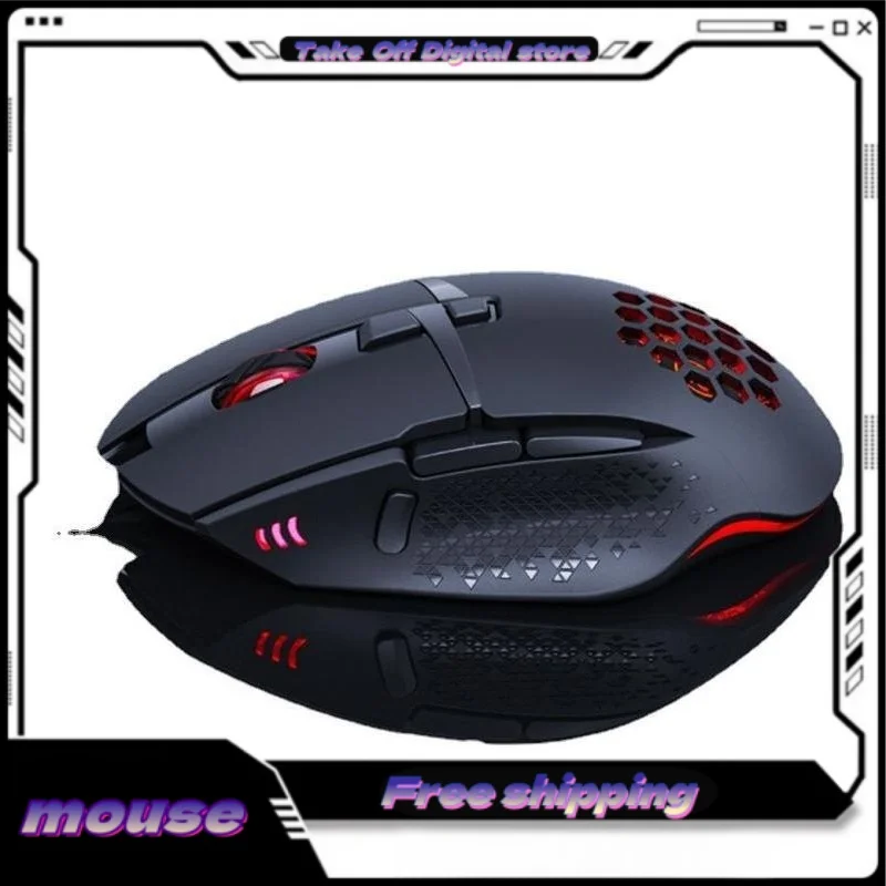 Wired Photoelectricity Mouse 7 Buttons 3500dpi Usb Interface E-Sports Game Mouse Suitable Laptop Desktop Computers Office Games