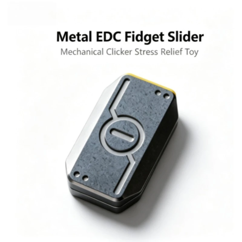For Subspace Popping Shield Modular Mechanical Push Slider Metal Fidget Toy Portable Stress Relief Anti-Anxiety