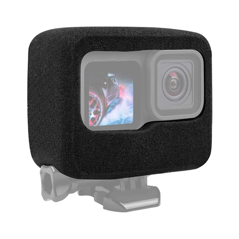 Windslayer for -GoPro Hero 10 Black Windshield Foam Cover Sponge Noise Reduction Windproof Case Go Pro 10 Accessories Drop Ship