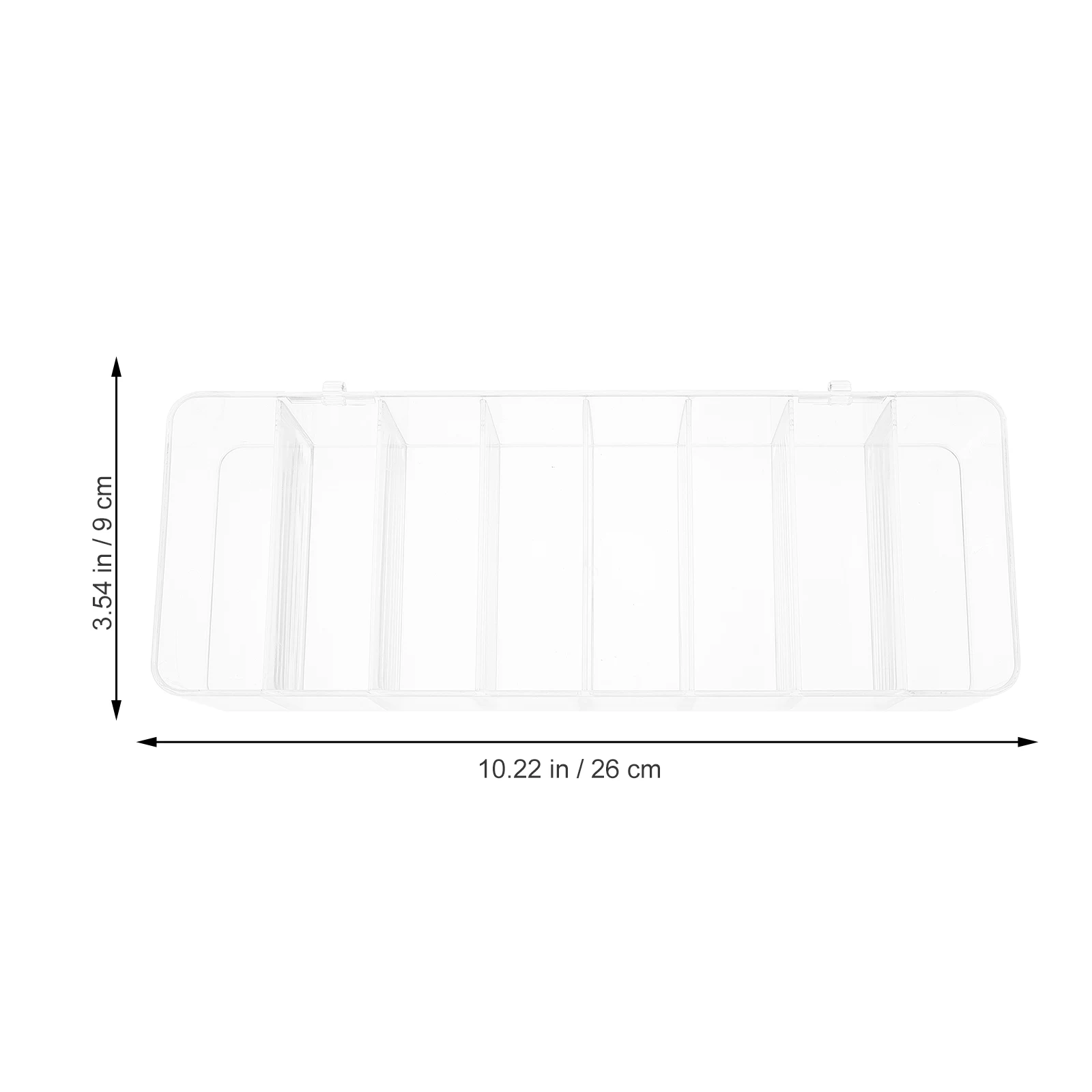 1 قطعة صندوق تخزين مكتبي أكريليك شفاف متعدد الشبكة منظم لكابل البيانات شحن رئيس القرطاسية مجوهرات أشتات المنزل #2