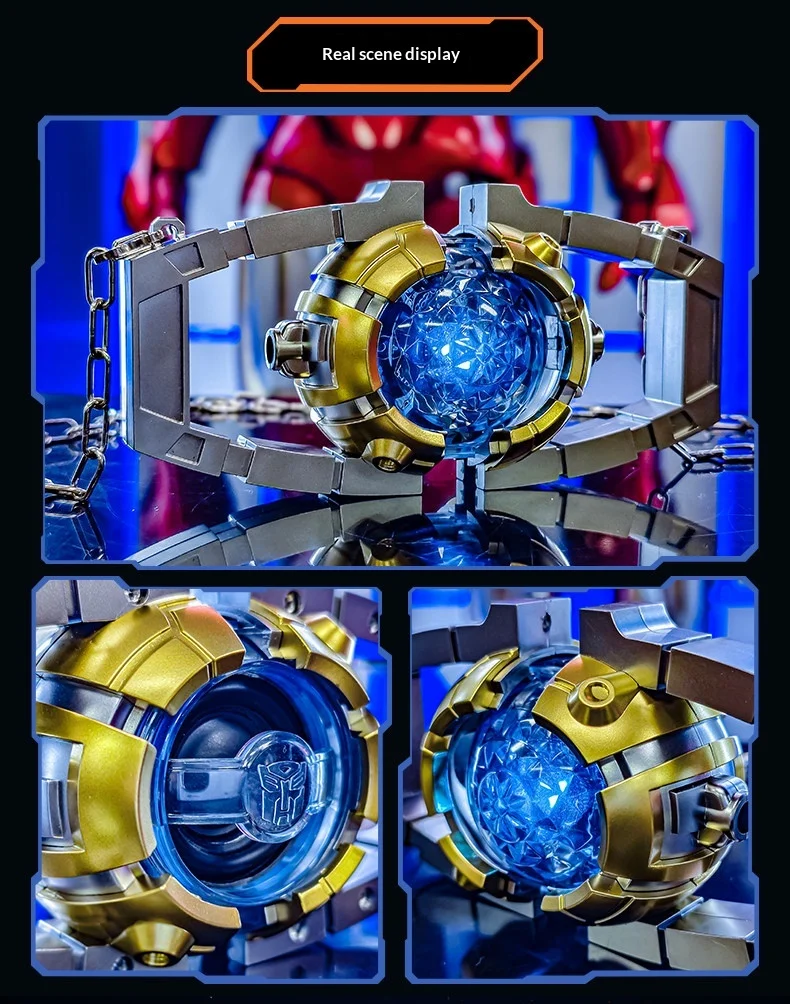 Transformers G1 Matrix Of Leadership Bluetooth Speaker 1:1 Skyreach Pillar Helmet Genuine Glow Anime Fiugre Collectible Toys