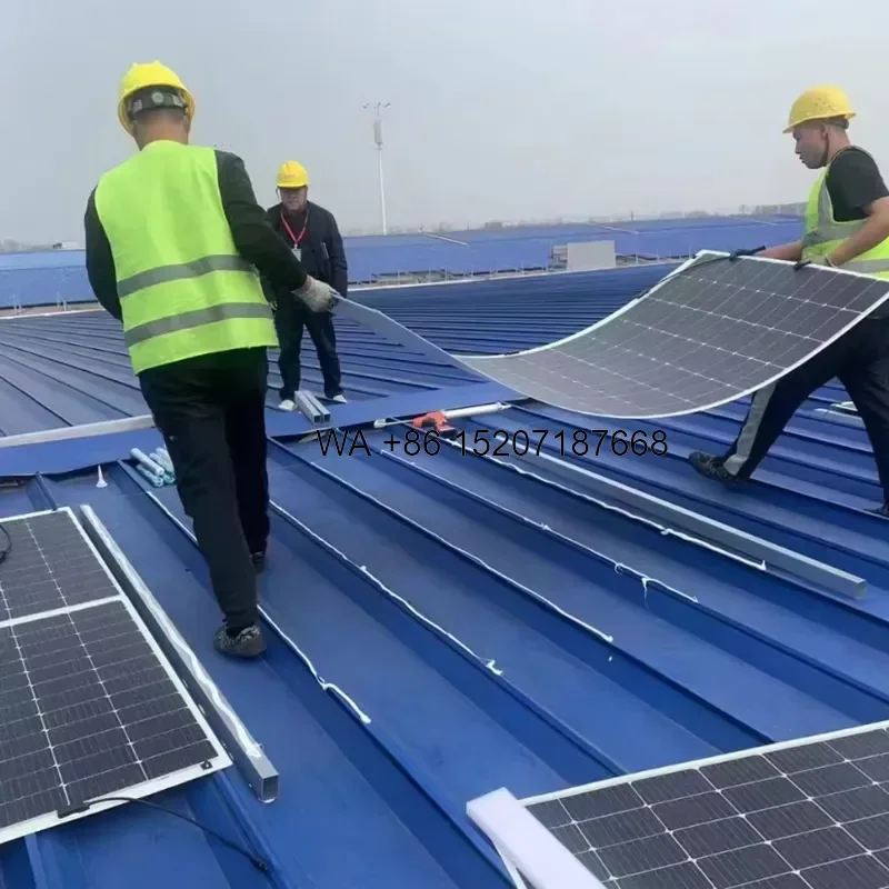 Wmwmnu for Greensun 182mm Perc Flexible Solar Panel 1000W 550W 420W 400W 380W 200W Thin Film Semi-flex for RV Car Rooftop