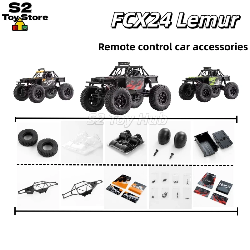 

FMS 1/24 FCX24 Lemur RC Crawler Car Roll Cage Frame Upgrade Parts For 1/24 Scale RC Model Vehicle Hobby Enthusiasts