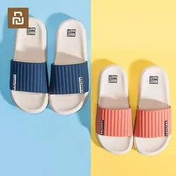 New Youpin Summer Women Indoor Slipper Floor Flat Shoes Men Ladies Slipers Platform Sandals Bathroom Non-slip Couple Home Slides