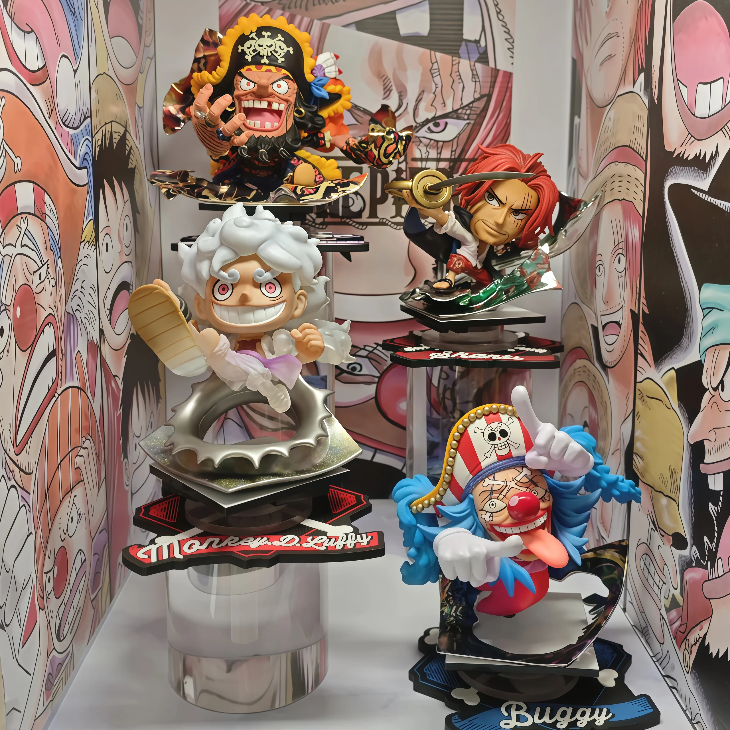 

Новая серия Bandai One Piece P-Bandai Limited Creation — фигурки Blackbeard, Buggy, Shanks, Gear Five Luffy