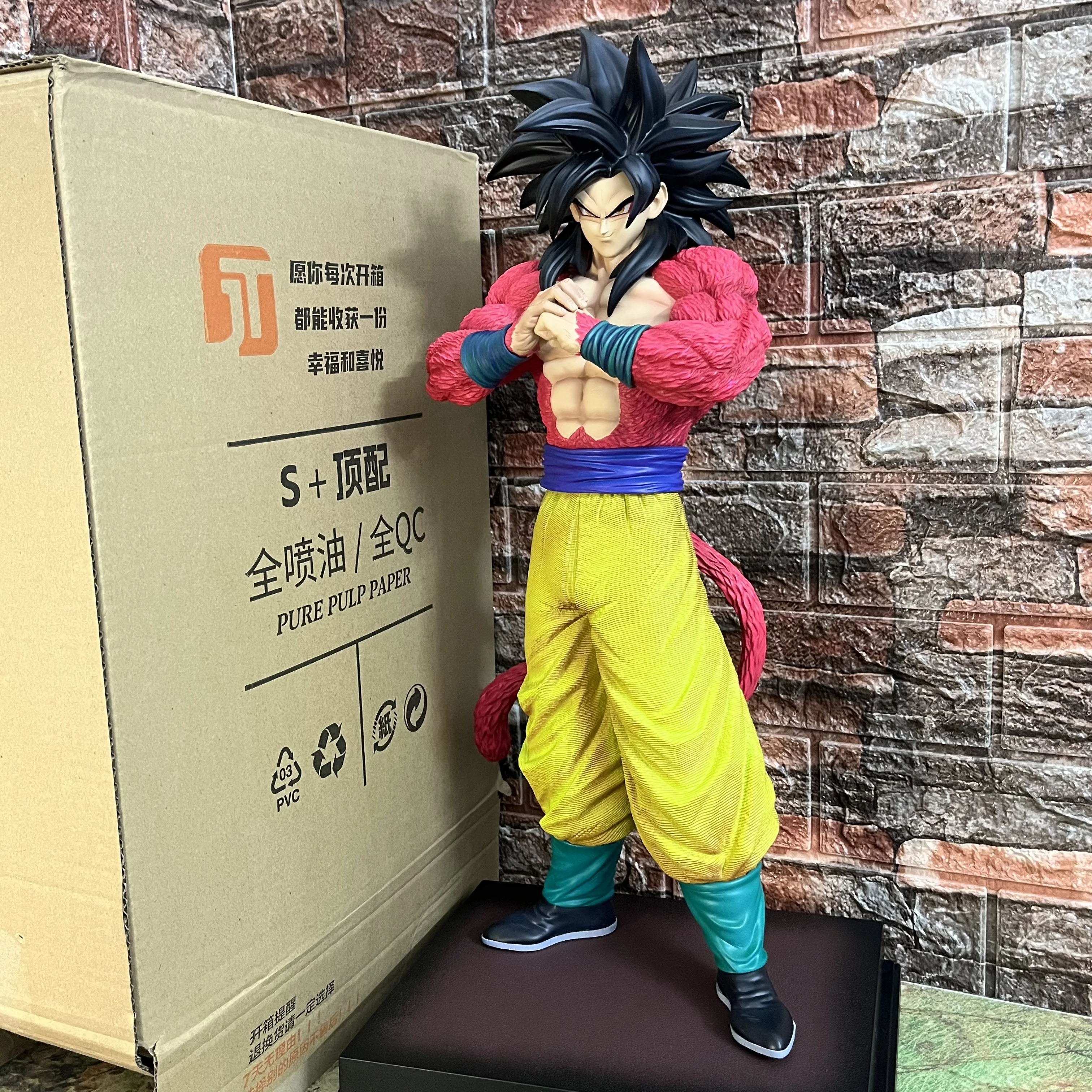 

New 53cm 2%&Jt Studio Dragon Ball Anime Figures Ssj4 Son Goku Figures Super Saiyan 4 Goku Pvc Statue Collection Model Toys Gifts
