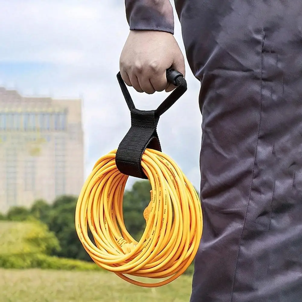 

Extension Cord Organizer, Multipurpose Heavy-Duty Storage Strap With Handle, Fit Garages, RV And Boat Storage And Organization
