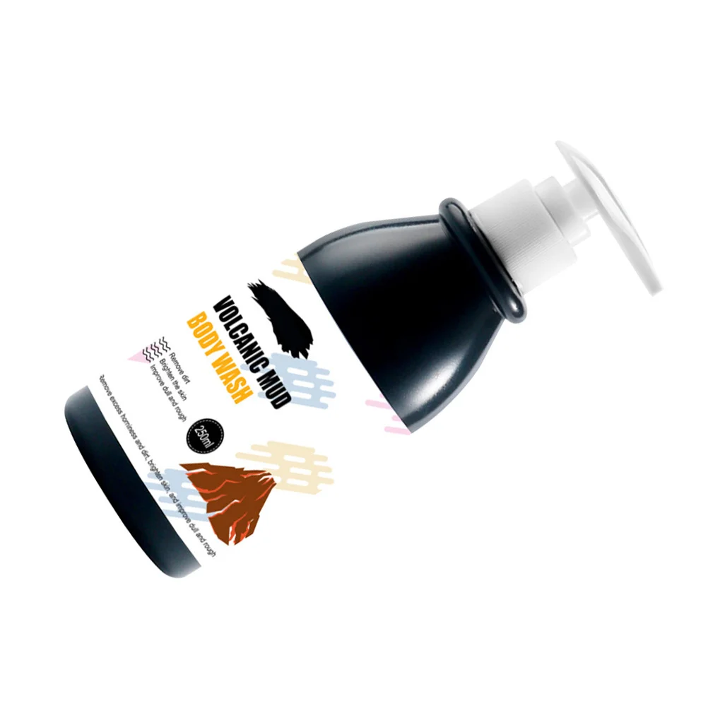 1 قطعة جل الاستحمام الطيني البركاني قسط تبييض التقشير التطهير العميق غسل الجسم حمام كريم المنزل فندق استخدام هلام الاستحمام #6