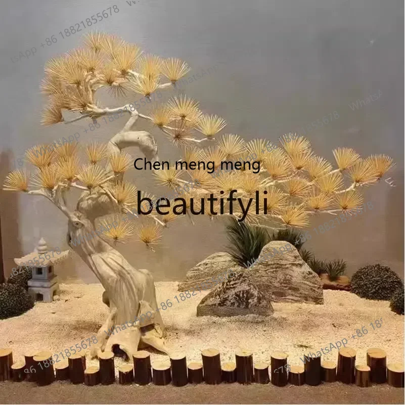 

32New Chinese simulation pine welcome pine fake tree landscaping shopping mall hotel toothpick pine