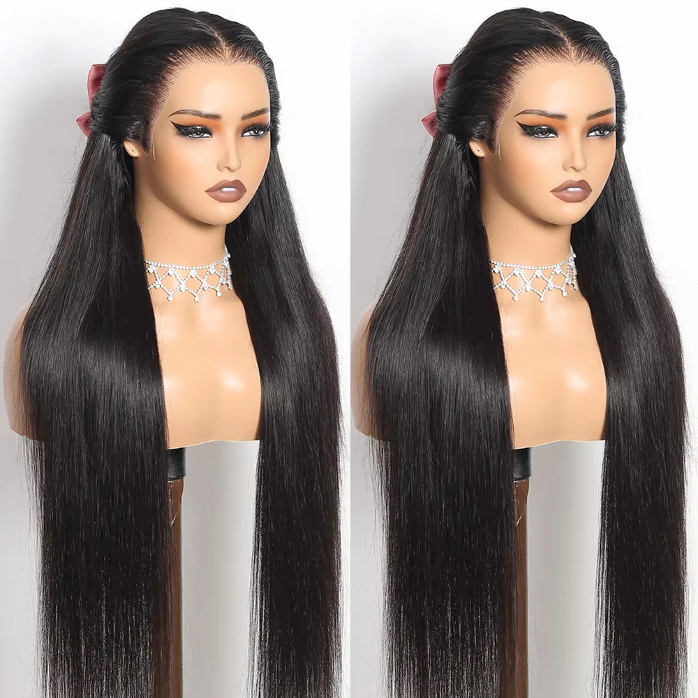 

Wear Go Бесклеевые парики Человеческие волосы 36 40 дюймов Bone Straight 13x6 HD Бесклеевой парик Человеческие волосы Предварительно вырезанный 7x5 HD Бесклеевой парик Предварительно выщипанный