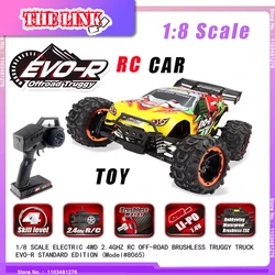 1:8 Scale Brushless RC Truck - High Speed Hobby Grade RC Car, Hits 50KM/h- Off Road 4WD for Grip on Any Terrain - Ready to Run W